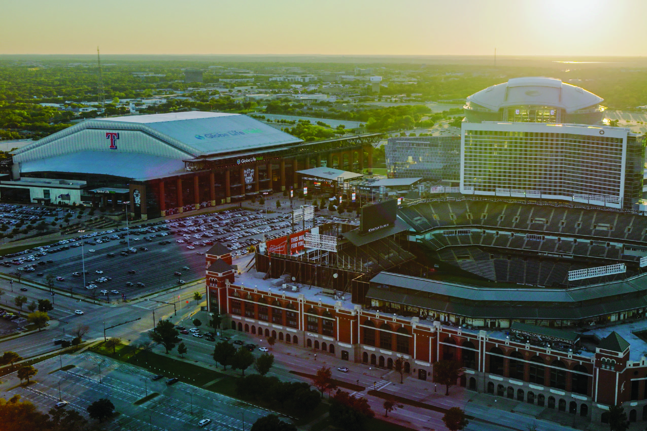 Bocce court construction in Arlington, TX