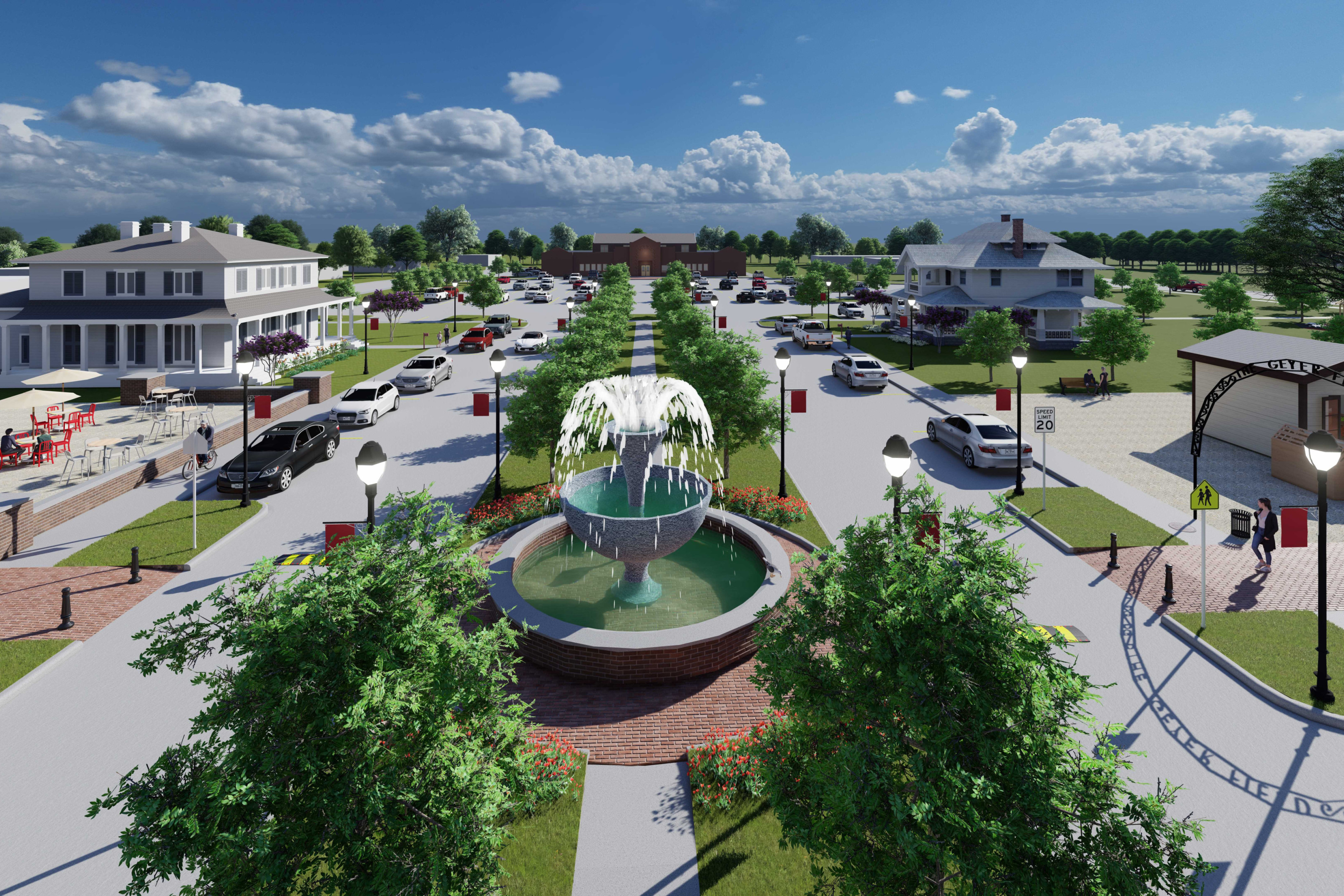 Bocce court construction in Mansfield, TX