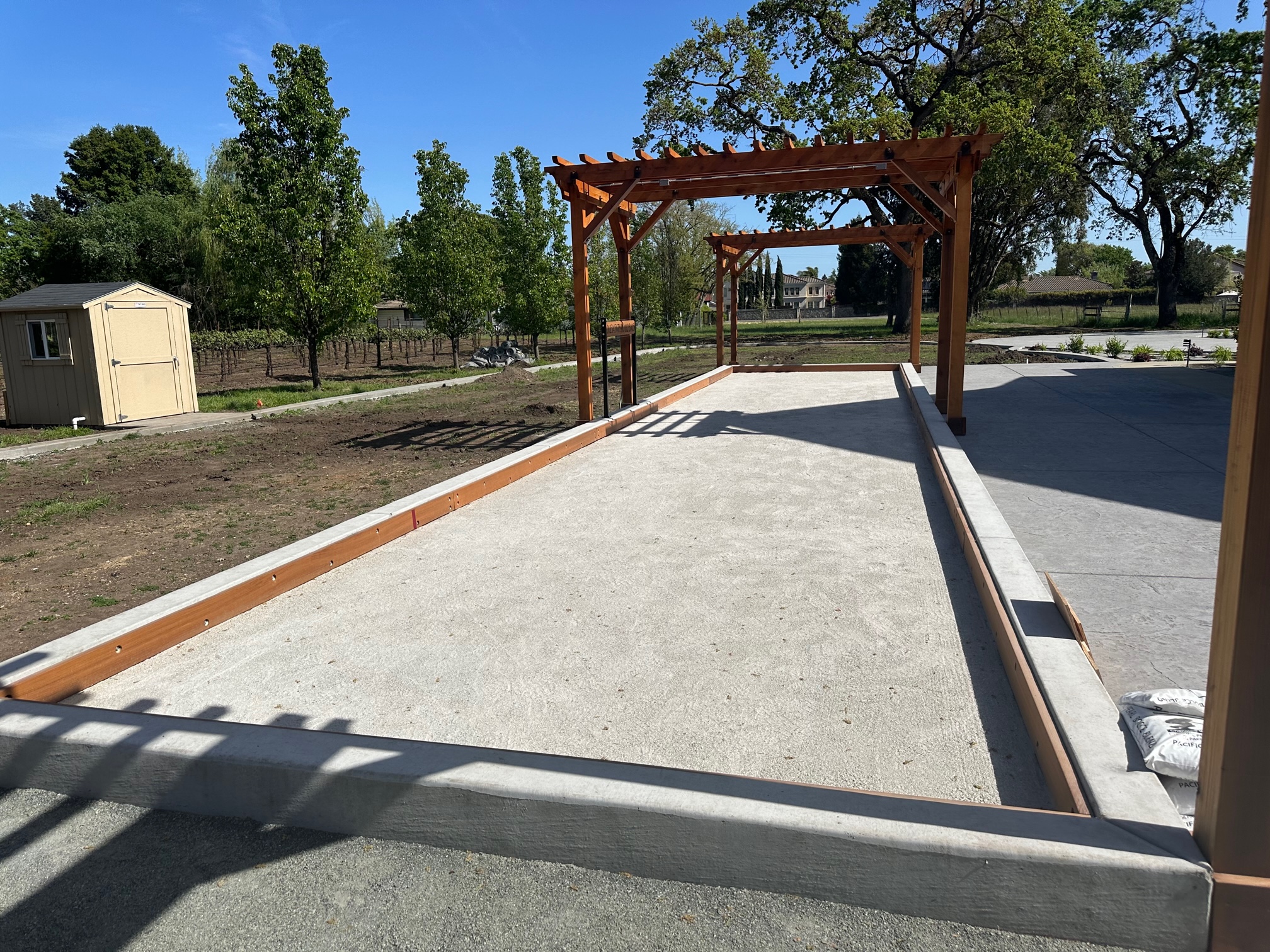 Bocce Court Drainage Systems - Dallas Bocce Court Builders